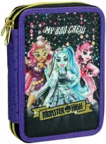 Monster High Crew užpildytas dviejų lygių pieštukų dėklas