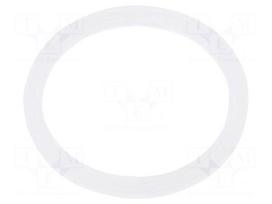 Gasket | polyetylene | Thk: 1.7mm | Øint: 32mm | Øout: 37.6mm | M32