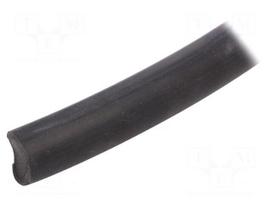 O-ring rope | NBR | black | Shore hardness: 70 | L: 5m | Ø: 19mm