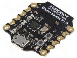 Controller | Arduino | ATMEGA328 | 5VDC | PWM: 2 | Anal.in: 4 | Bluetooth