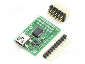 Servo controller | USB-UART | Channels: 6 | Kit: module,connectors