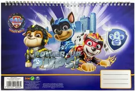 „Paw Patrol“ spiralinė eskizų knygelė, A4, 30 lapų