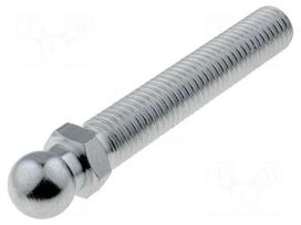 Pin | M12 | Plunger mat: steel | Ø: 14mm | Plating: zinc