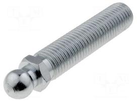 Pin | M16 | Plunger mat: steel | Ø: 14mm | Plating: zinc