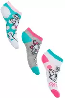 Disney Marie Dots žalios vaikiškos kojinės iki kulkšnių 27/30