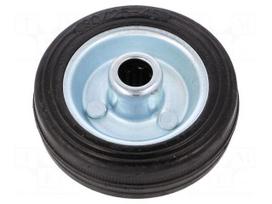 Transport wheel | Ø: 80mm | W: 25mm | 50kg | Mat: rubber | Man.series: CSG