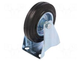 Transport wheel | Ø: 125mm | W: 25mm | H: 152mm | rigid | 100kg | -20÷60°C