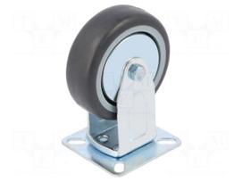 Transport wheel | Ø: 75mm | W: 25mm | H: 100mm | rigid | 60kg