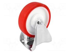 Transport wheel | Ø: 125mm | W: 30mm | H: 156mm | rigid | 150kg