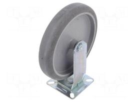 Transport wheel | Ø: 125mm | W: 27mm | H: 157mm | rigid | 120kg