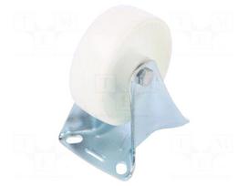 Transport wheel | Ø: 100mm | W: 36mm | H: 128mm | rigid | 150kg | -15÷60°C