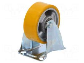 Transport wheel | Ø: 100mm | W: 40mm | H: 130mm | rigid | 200kg