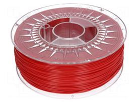 Filament: ABS+ | 1.75mm | red | Printing temp: 230÷240°C | 1kg | ±0,05mm