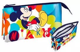 Disney Mickey vaikiška kosmetinė, penalas, 3 skyriai