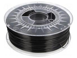 Filament: PET-G | 1.75mm | black | 220÷250°C | 1kg | ±0,05mm