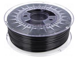 Filament: PET-G | 2.85mm | black | 220÷250°C | 1kg | ±0,05mm