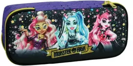 Monster High Crew dviejų skyrių pieštukų dėklas 26 cm
