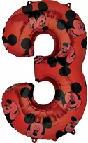 Disney Mikio Raudonasis f√≥lia lufi 3-as 66 cm