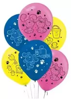 Riethmuller Europe Mėlyna´s Clues latex balloner, 6 stk