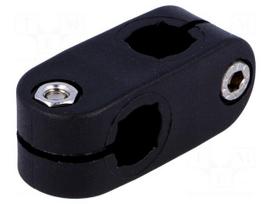Mounting coupler | V: cross | D: 12mm | S: 10mm | polyamide