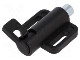 Spring latch | for profiles | W: 38mm | Mat: zinc alloy | F1: 21N