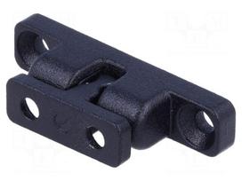 Ball catches | W: 8mm | L: 38mm | cast zinc | Colour: black | 35N