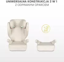 Automobilinė kėdutė Caretero BREEZY FIX 15-36 kg, Juodas