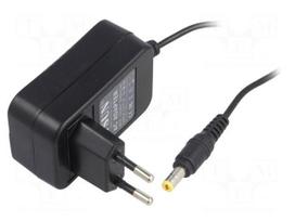 Power supply: switched-mode | volatage source | 12VDC | 2A | 24W