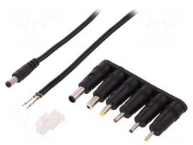 Adapter | Out: AMP,universal plugs set | 1.8m
