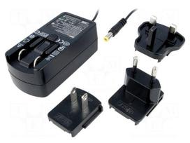 Power supply: switched-mode | volatage source | 24VDC | 1A | 24W