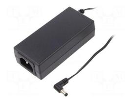 Power supply: switched-mode | 24VDC | 2.7A | Out: 5,5/2,1 | 65W | 0÷40°C