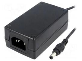 Power supply: switched-mode | 12VDC | 1.5A | Out: 5,5/2,1 | 18W | 86%
