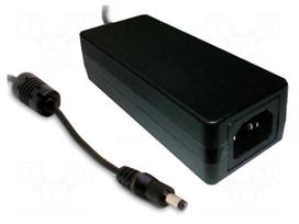 Power supply: switched-mode | 24VDC | 1.67A | Out: 5,5/2,1 | 40W | 91%