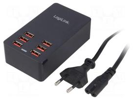 Power supply: switched-mode | 5VDC | 6.4A | Out: USB | Case: desktop