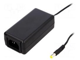 Power supply: switched-mode | 24VDC | 1.5A | Out: 5,5/2,1 | 36W | 0÷40°C