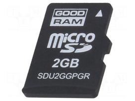 Memory card | industrial | SD Micro,pSLC | 2GB | Class 6 | -25÷85°C