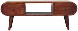 TV staliukas Artisan Furniture Riešutmedžio TV spintelė