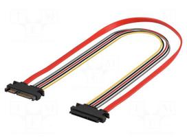 Cable: SATA | Micro SATA socket,Micro SATA plug | 0.5m