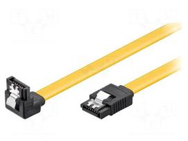 Cable: SATA | SATA L-Type plug,SATA L-Type angled plug | 0.1m