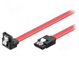 Cable: SATA | SATA L-Type plug,SATA L-Type angled plug | 0.5m