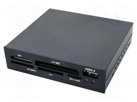 Card reader: memory | internal supplied | black