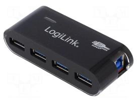 Hub USB | USB 1.1,USB 2.0,USB 3.0 | PnP | Number of ports: 4 | 5Gbps