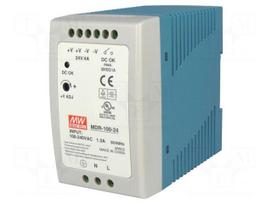 Power supply: switched-mode | 96W | 24VDC | 24÷30VDC | 4A | 85÷264VAC