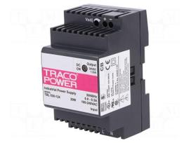 Power supply: switched-mode | 30W | 24VDC | 24÷28VDC | 1.25A | 160g