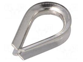 Thimble for rope | acid resistant steel A4 | for rope