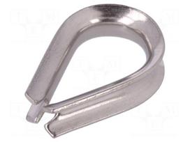 Thimble for rope | acid resistant steel A4 | for rope