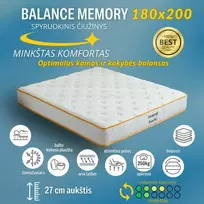 Meb Podrez Balance Memory Foam čiužinys dydis 180