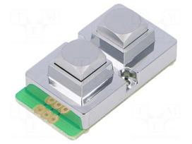 Keypad | No.of butt: 2 | metal | Mech.durability: 1000000cycles | 1.5N