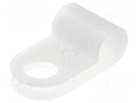Fixing clamp | Cable P-clips | ØBundle : 5.6mm | polyamide | natural