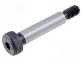 Shoulder screw | Mat: steel | Thread len: 9.5mm | Thread: M5 | ISO: 7379